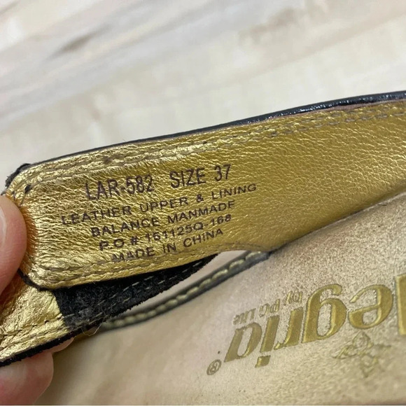 Alegria Lara Gemboree Wedge Sandal Size 37 - Picture 5 of 6